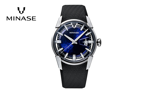 MINASE時計 DIVIDO ラバーベルトタイプ（VM14-RBKNBL-SSD）【協和精工株式会社】[F11906]