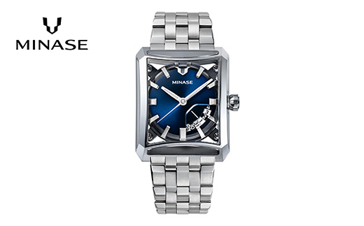 MINASE時計 SEVEN WINDOWS ブレスレットタイプ（VM15-M01NBL-SSB）【協和精工株式会社】[F11920]