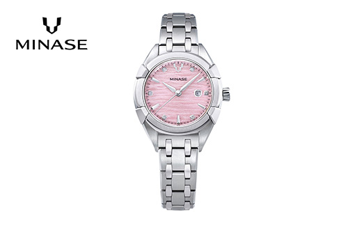MINASE時計 Uruga31 ブレスレットタイプ（UG02-M01NPK-SSB）【協和精工株式会社】[F11929]