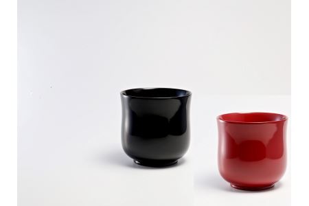 川連漆器 燻椀 IBURIWANCO 小吸物椀2個組【秋田県漆器工業協同組合】[B4-5401]
