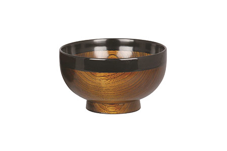 川連漆器 布張汁椀【山田漆器店】[H2-5601]