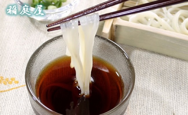 稲庭屋いなにわうどん 1人前×20袋　めんつゆ付 ふるさと納税 秋田県 稲庭うどん めんつゆ【（有）稲庭屋】[B5-0601]