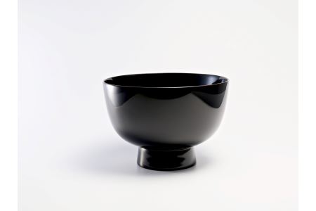 川連漆器 燻椀 IBURIWANCO 東福寺椀 黒【秋田県漆器工業協同組合】[B2-5401-1]