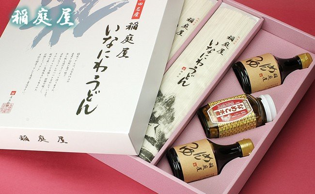 稲庭屋いなにわうどん めんつゆ・なめこ詰め合せ[稲庭屋][H1-0601]