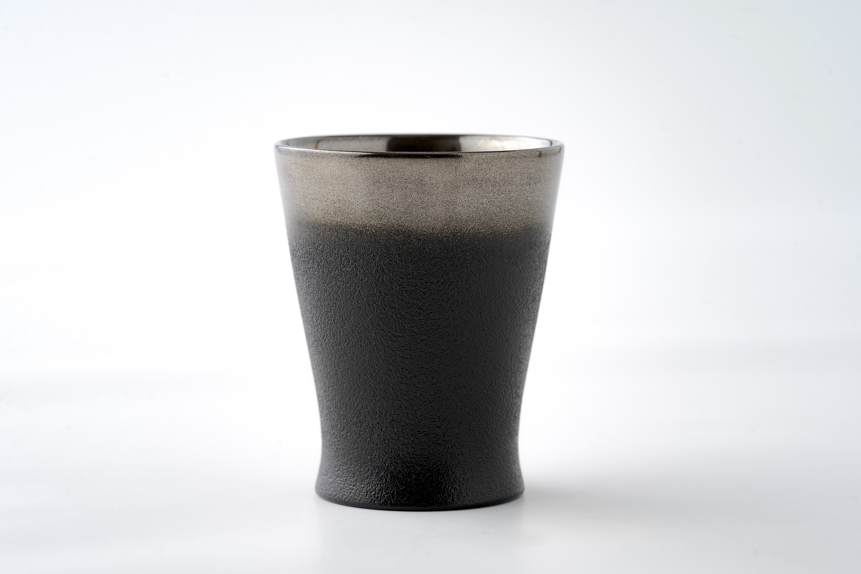 川連漆器 銀彩ぐい呑み（大）【漆工房 攝津】[C3-6301]