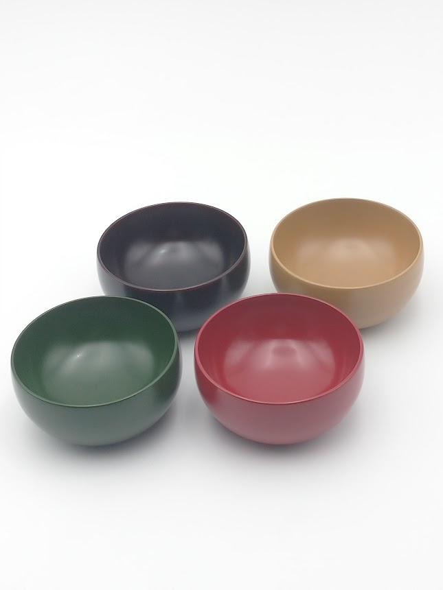 川連漆器 3寸小鉢四季セット[阿部健吉商店][H5-5301]