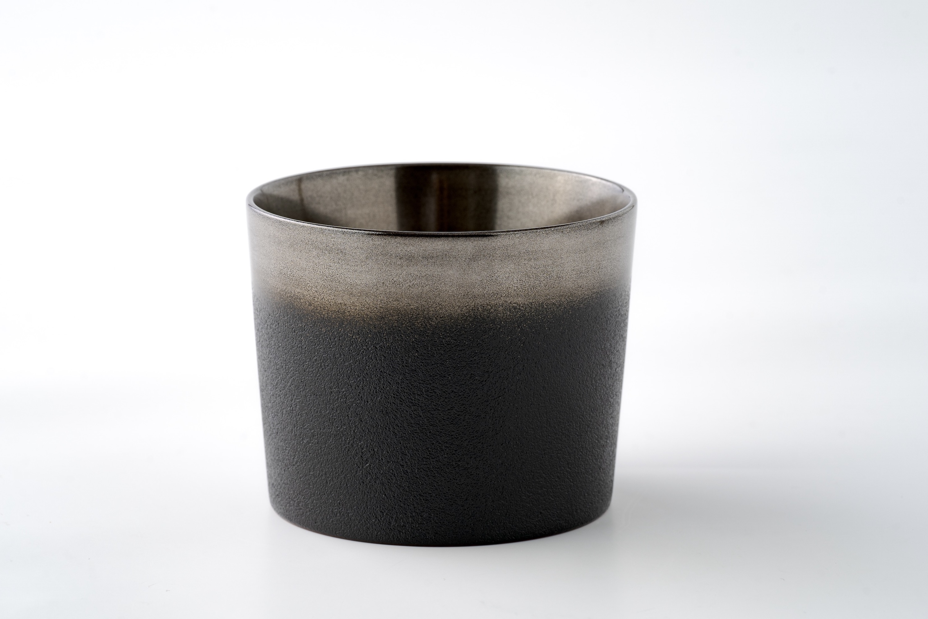 川連漆器 銀彩ロックカップ【漆工房 攝津】[D8-6301]