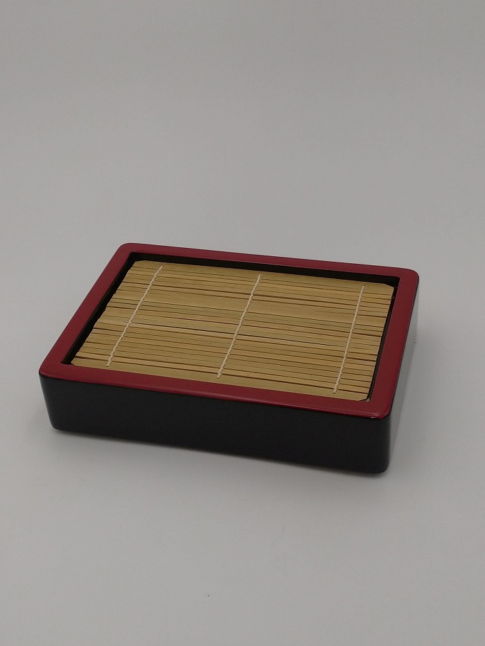 川連漆器 稲庭饂飩セイロ2個組[阿部健吉商店][D5304]