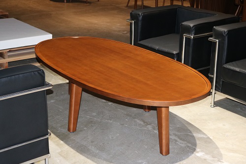 スーパー楕円曲木ローテーブルLT1800【Orbray株式会社】[F14008]