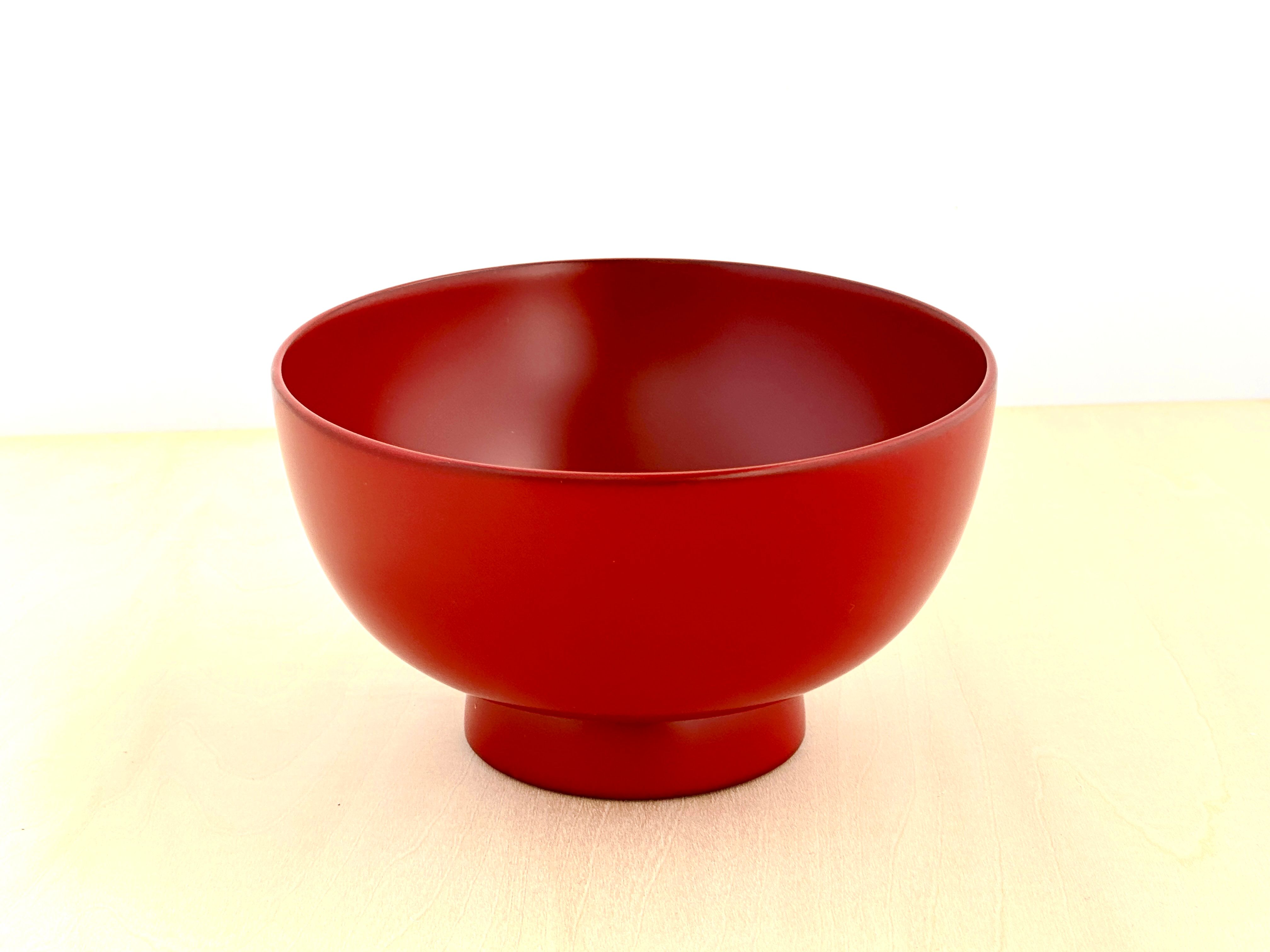 川連漆器 銀朱 たっぷり椀【(株)佐藤商事】[B5504]