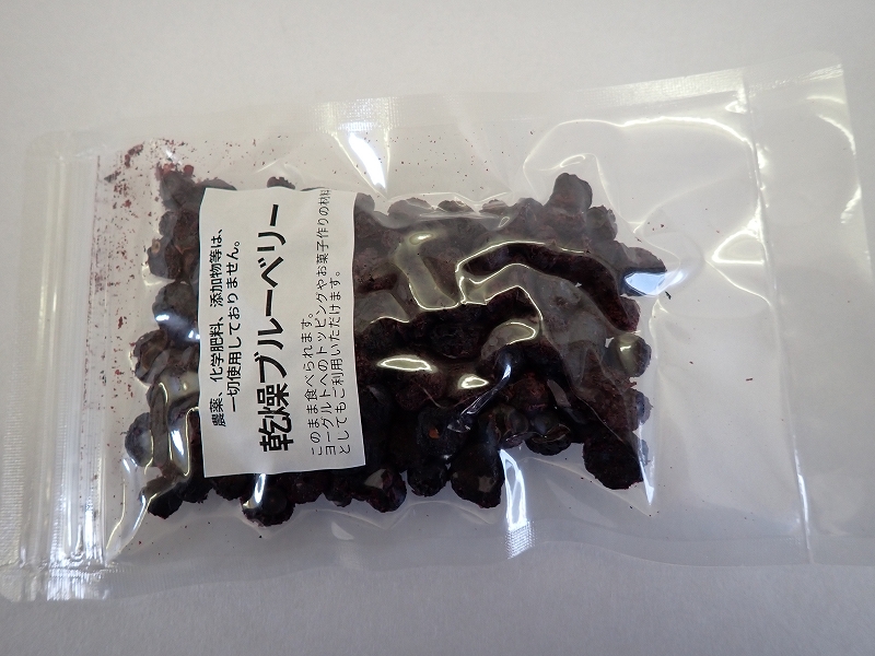 自然栽培ブルーベリーの乾燥ブルーベリー（無添加）50g×5袋[B2-13502]