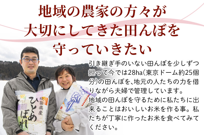 【白米】ひとめぼれ 令和6年産 秋田県産 五平農園のひとめぼれ 10kg