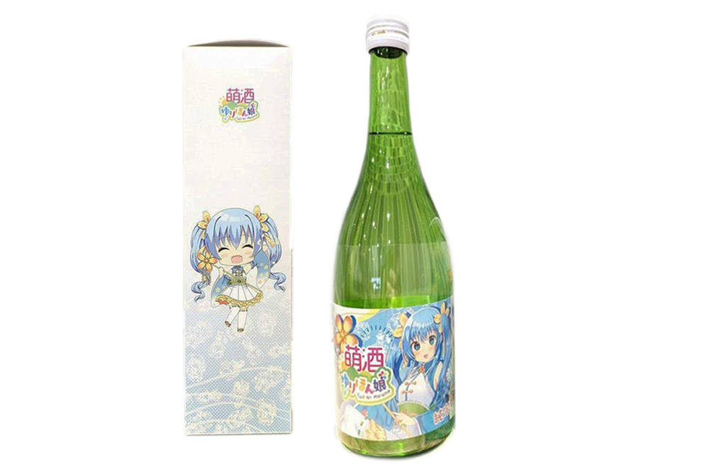 萌酒〜ゆりほん娘〜  黄桜すい 純米吟醸（720ml×1本）たこ・にしんの燻製2種セット