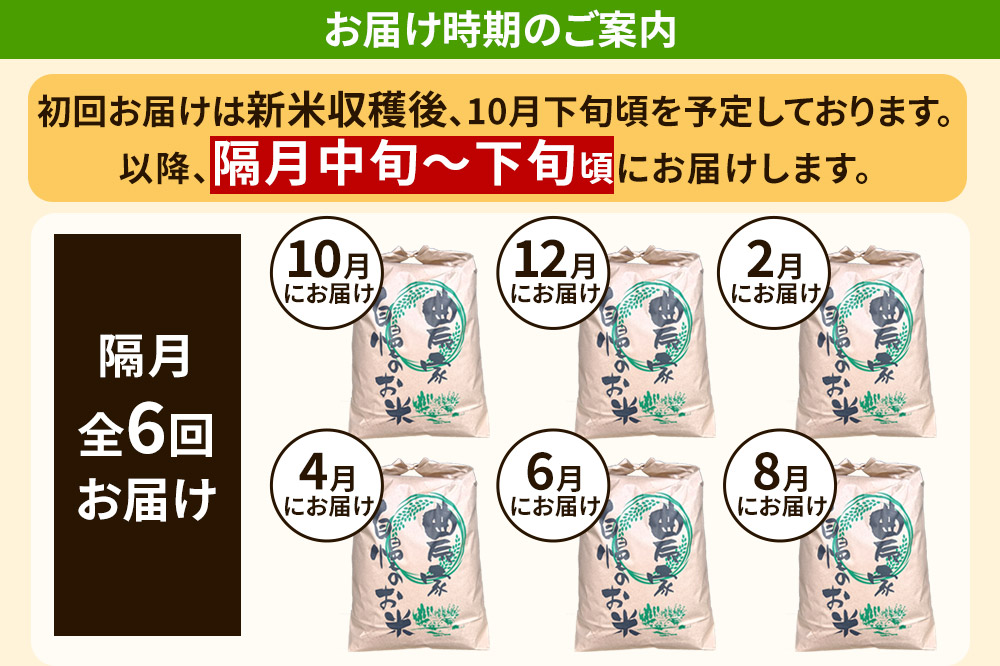 新米受付》令和7年産《定期便 隔月 6回》無洗米 ひとめぼれ 9kg 秋田県 