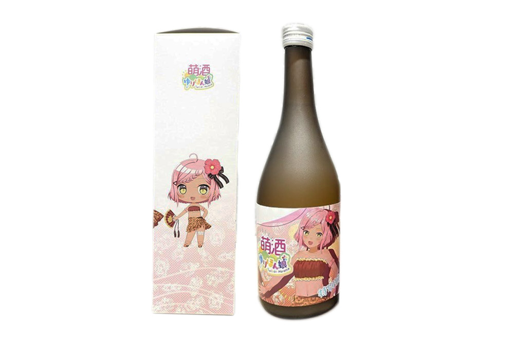 萌酒〜ゆりほん娘〜  浜梨リン子 特別純米（720ml×1本）たこ・さばの燻製2種セット