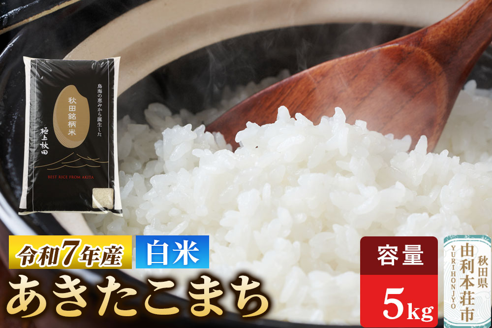 令和7年産 【白米】極上秋田銘柄米 あきたこまち 5kg 米 お米 白米 精米 ブランド米 銘柄米 秋田県産 [米 お米 こめ 白米 精米 あきたこまち ブランド米 銘柄米 秋田県産]