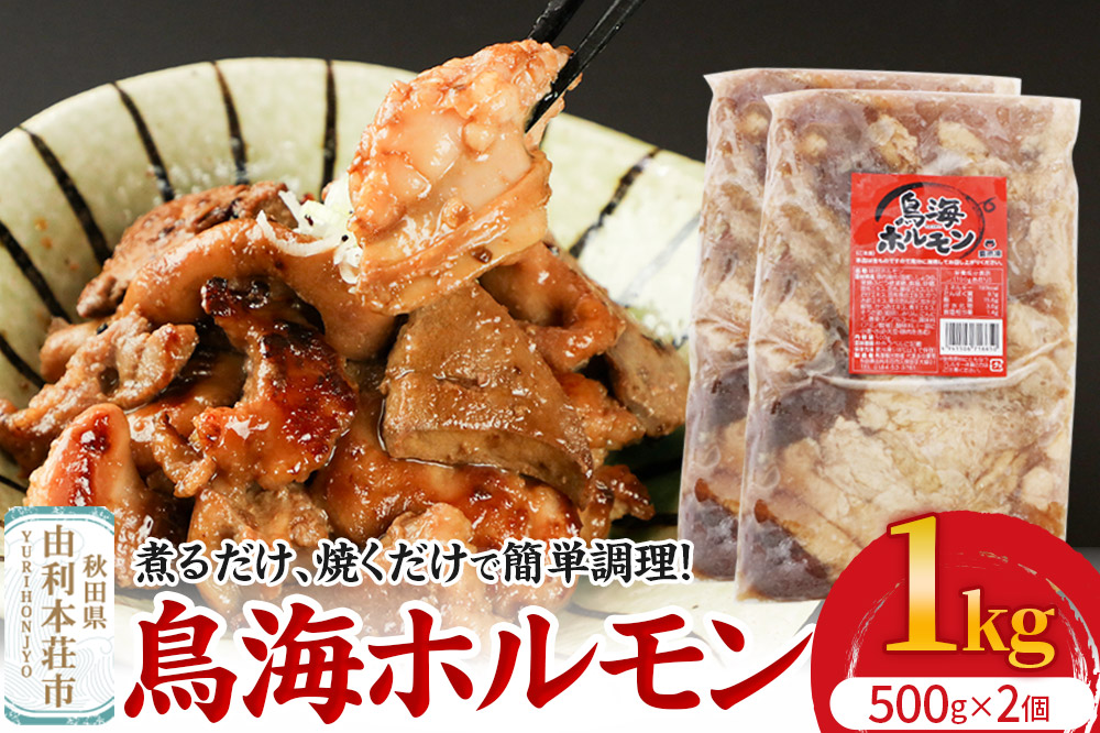 鳥海ホルモン 2個入（500g×2）