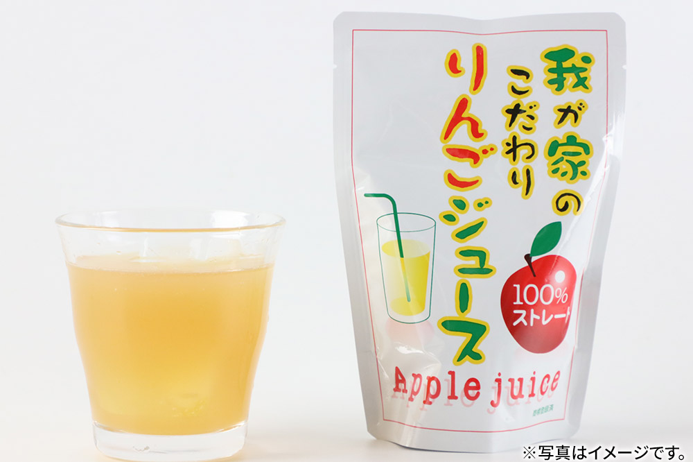 佐孝園 りんごジュース 秋田県産 100％りんごジュース 180ml×20パック