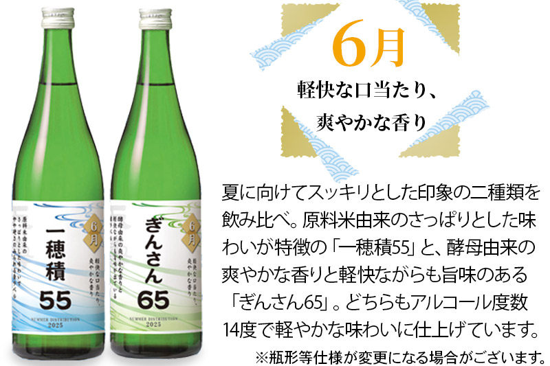 【頒布会3回】天寿酒造 飲み比べ 定期便 夏の頒布会2025 数量限定（申込6月10日まで）