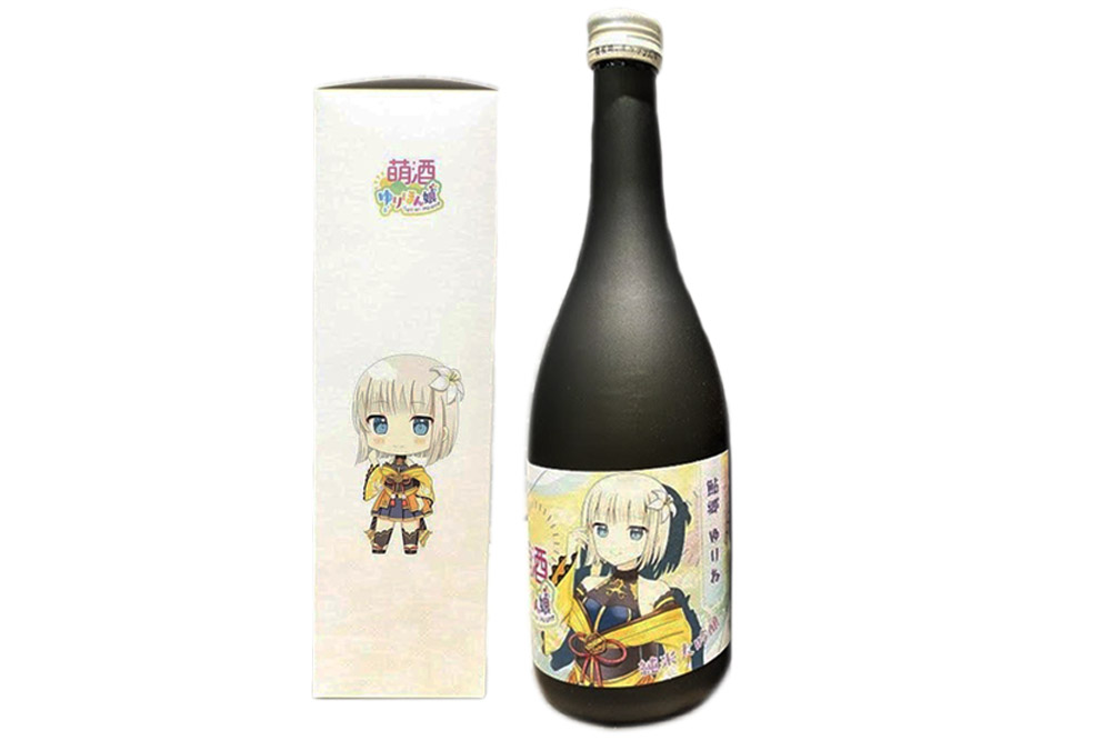 萌酒〜ゆりほん娘〜  鮎郷ゆりね 純米大吟醸（720ml×1本）チーズ・ダチョウの燻製2種セット