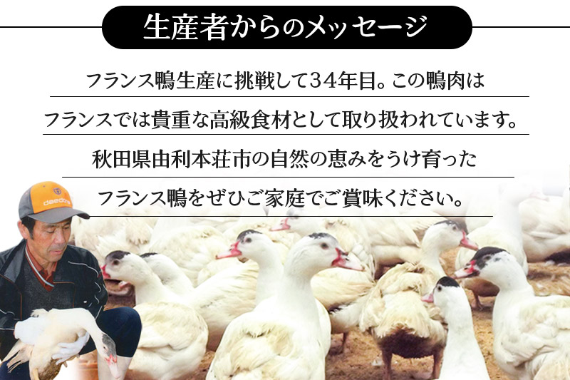 国産 フランス鴨 鍋ミックス焼肉セット 合計1380g（ロース焼肉用200g×2、モモ・ロース肉ミックススライス240g×2、つみれ250g×2、スープ×4）