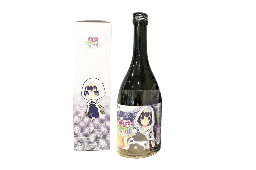萌酒〜ゆりほん娘〜  芋川さつき 純米酒（720ml×1本）TOYOSHIMA FARM 葡萄ジュース ワインに恋するブドウたち（500ml×1本）セット