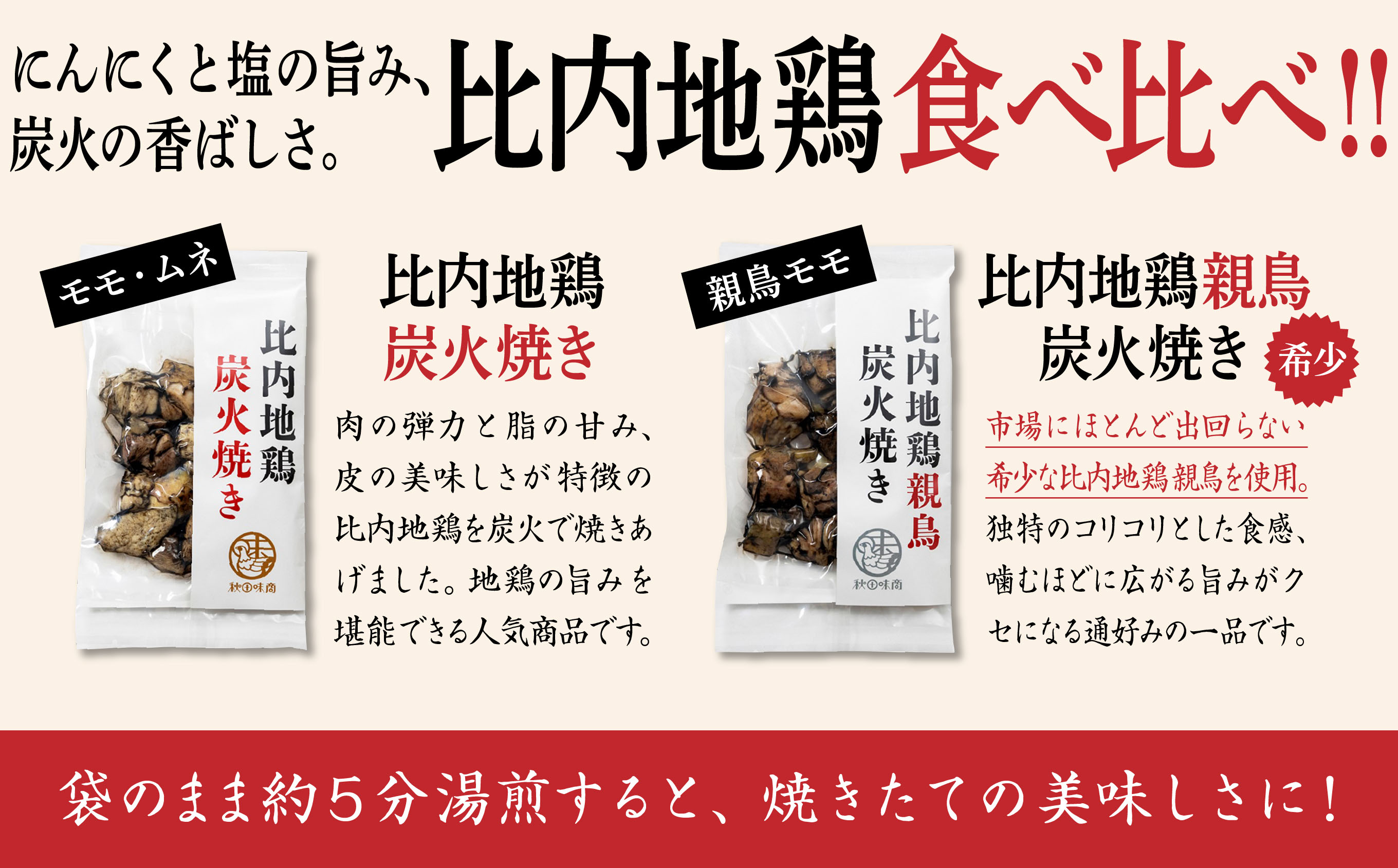 炭火焼き 比内地鶏 親鳥 セット 各2パック もも肉 鶏むね肉 冷凍 カット 鶏もも 平飼い 鶏肉 とり肉 希少 美味しい おつまみ 人気 おすすめ ランキング 秋田 潟上 潟上市