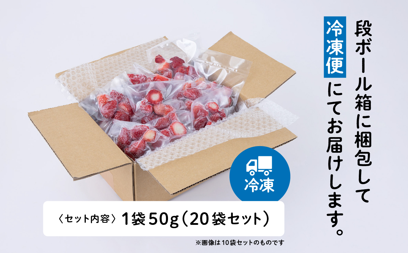 《 訳あり 》 冷凍いちご 食べきり 規格外 不揃い 完熟 国産 採れたて 20袋 真空 個包装 バラ冷凍 ヘタなし 葉なし 冷凍 選べる いちご 苺 人気