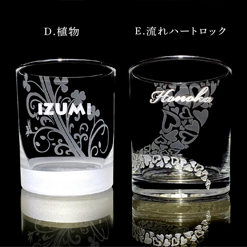 硝子彫刻 オリジナルロックグラス 1個 名入れ デザイン プレゼント 父の日 母の日 実用的 還暦 還暦祝い 内祝い 出産 出産祝い 結婚祝い グラス ビール 贈答 贈答品 手作業 工芸品 潟上市 人気 おすすめ【九炉磨蔵】