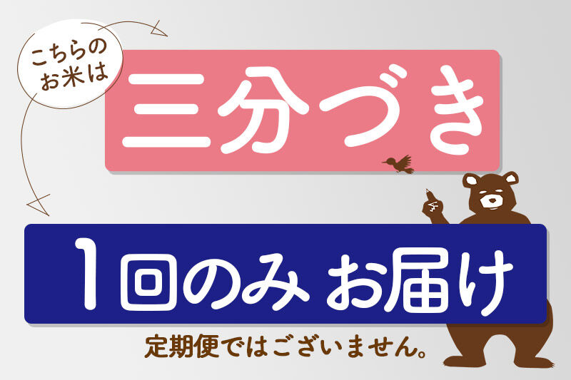 令和7年産秋田県産 あきたこまち 6kg【3分づき】(2kg小分け袋)【1回のみお届け】2025年産 お届け時期選べる お米 おおもり [おおもり 秋田 お米 あきたこまち 米どころ 東北 北秋田市]