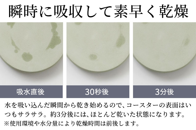 soil コースターforカー【ブラック】ソイル 珪藻土 水滴 吸水 速乾 日本製 車 車載 車用 ドリンクホルダー ドリンクカップ アウトドア カー用品 アスベスト不使用