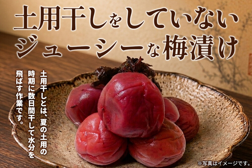  梅漬け（赤しそ入り） 200×4個 自家製 秋田県 北秋田阿仁産 [自家製 手作り 梅干し 梅漬け 漬け物]