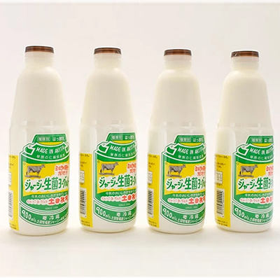 土田牧場 砂糖不使用 のむヨーグルト 900ml×4本 「生菌ヨーグルト」（飲む ヨーグルト 健康 栄養 豊富）