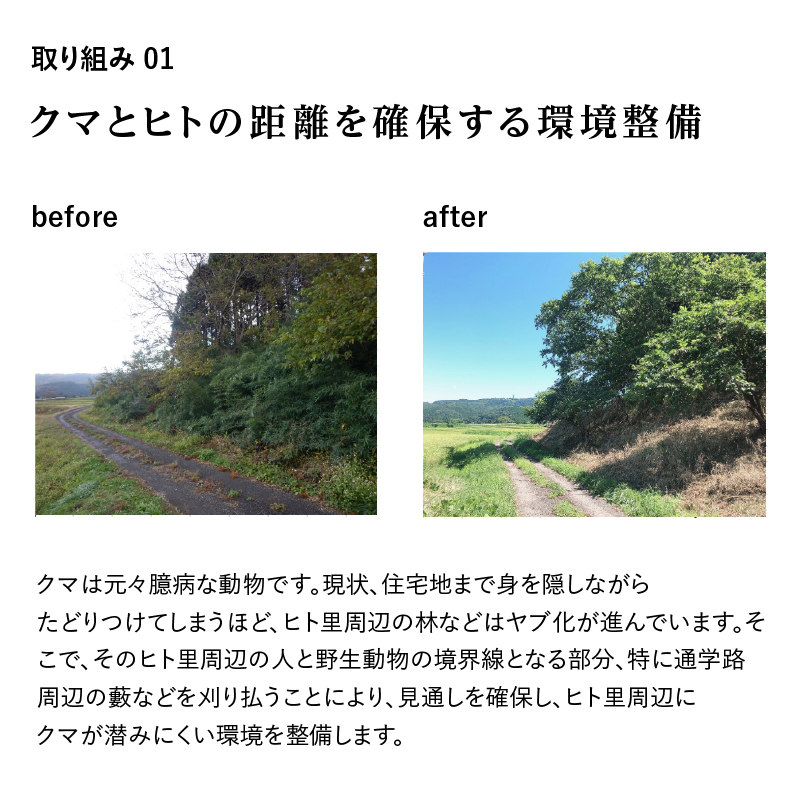 《クマといい距離プロジェクト》寄附のみ10,000円