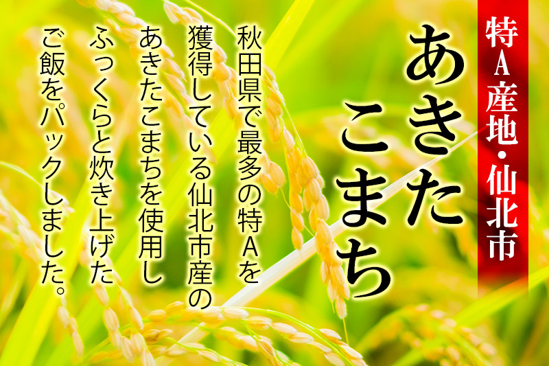 《納期6ヶ月以内》米 白米 パックご飯 200g×24個《特A産地》秋田県 仙北市産 あきたこまち パックごはん【 パックご飯 パックライス ご飯 ご飯パック ごはんパック パック レトルト 米】