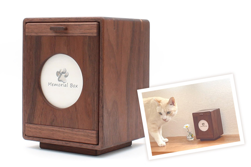 Memorial Box Small ã¡ã¢ãªã¢ã«ããã¯ã¹ ã¹ã¢ãŒã« ãã©ãã¯ãŠã©ãŒã«ããã ãããçšä»å£ 骚壷åçŽ ïŒéªšå£·2寞ã2.5寞çšïŒç§ç°ç ä»ååž ïŒãããèžè¡æ 森æå·¥èžé€šïŒ