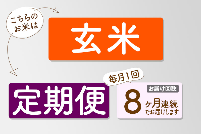 【玄米】＜令和6年産 予約＞ 《定期便8ヶ月》秋田県産 あきたこまち 25kg (5kg×5袋)×8回 25キロ お米【お届け周期調整 隔月お届けも可】