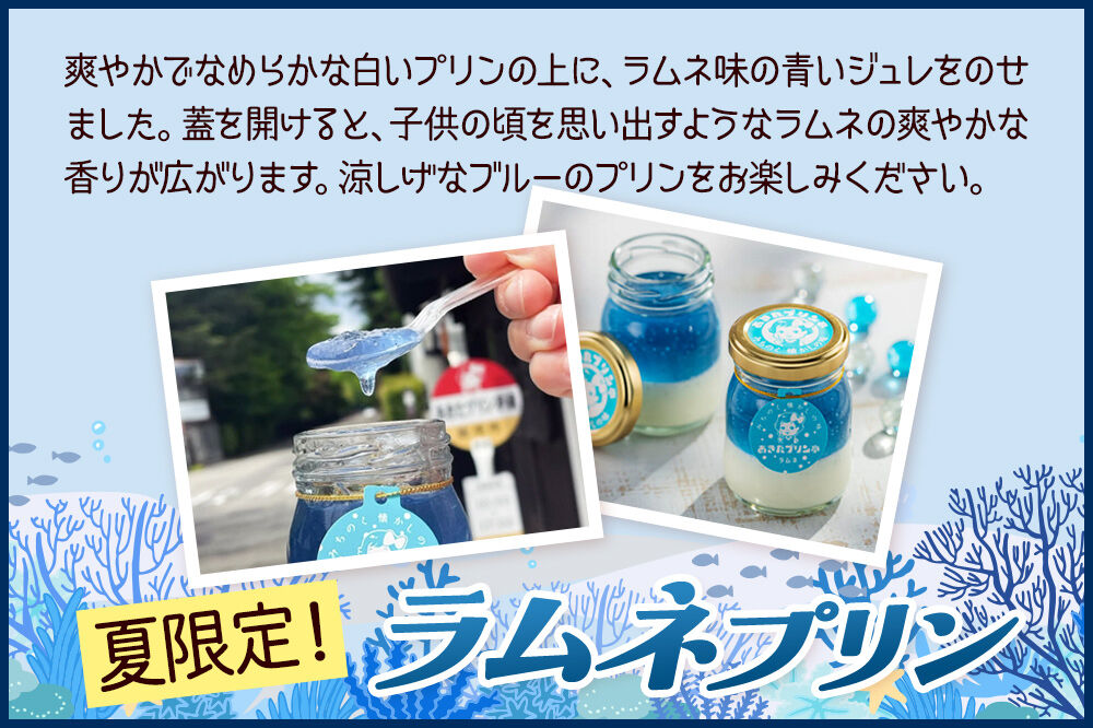 あきたプリン亭 食べ比べ！ラムネ＆なめらかプリンセット 各3個 計6個入り [【みちのく懐かしの味 あきたプリン亭】手作り あきたプリン亭 バニラビーンズ お菓子 洋生菓子 洋菓子 高級 お取り寄せ スイーツ ギフト プレゼント 詰め合わせ]