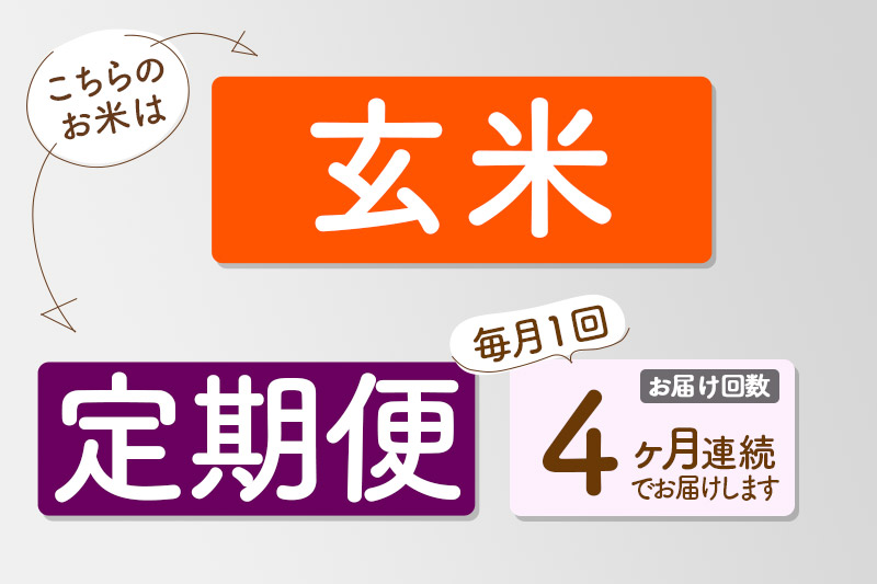 【玄米】＜令和6年産 予約＞ 《定期便4ヶ月》秋田県産 あきたこまち 20kg (5kg×4袋)×4回 20キロ お米【お届け周期調整 隔月お届けも可】