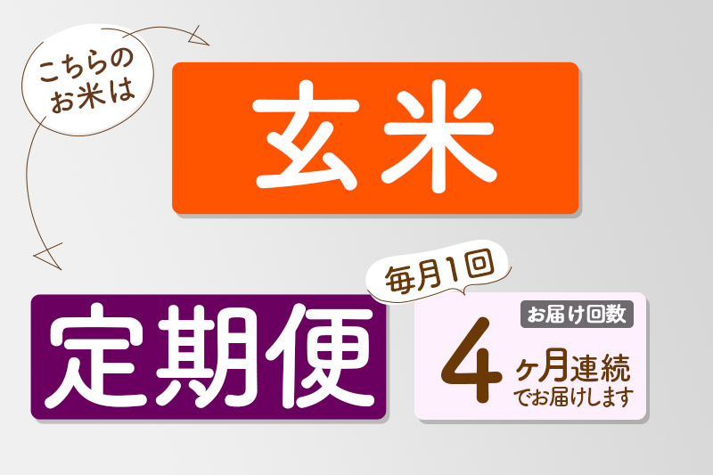 【玄米】＜令和7年産＞ 《定期便4ヶ月》秋田県産 あきたこまち 20kg (5kg×4袋)×4回 20キロ お米 匠 