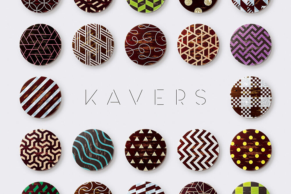 角館樺細工《冨岡商店》ブローチ KAVERS KVR_012 唐草 S 角館工芸協同組合 [伝統 工芸品 山桜 ヤマザクラ 桜皮 樺細工 かばざいく カバザイク アクセサリー おしゃれ 伝統文様 秋田県 仙北市]