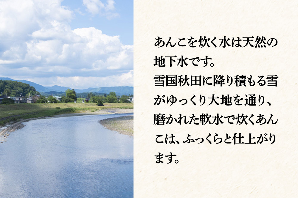 粒あん 340g×3袋 秋田県 仙北市 和菓子 製菓材料