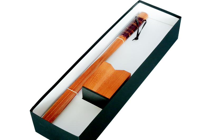 角館樺細工 国産けやき靴べら・スタンドセット 角館工芸協同組合