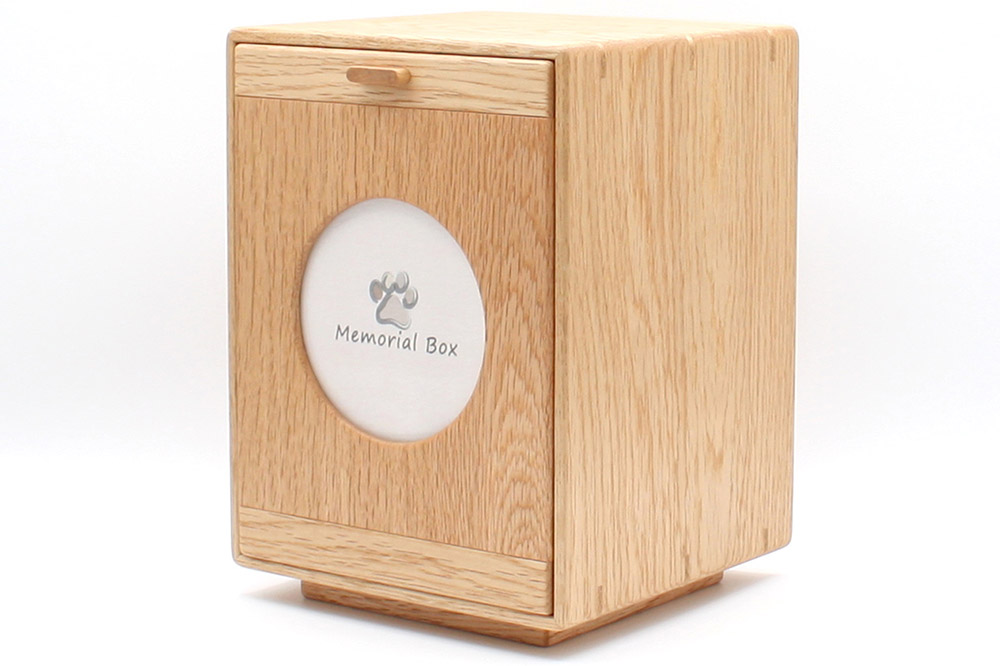 Memorial Box メモリアルボックス ナラ ペット用仏壇 骨壷収納 （骨壷2寸〜4寸用）秋田県 仙北市 ＜あきた芸術村 森林工芸館＞