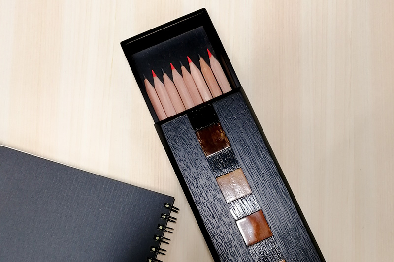 角館樺細工《冨岡商店》ペンボックス 桜桐 角館工芸協同組合