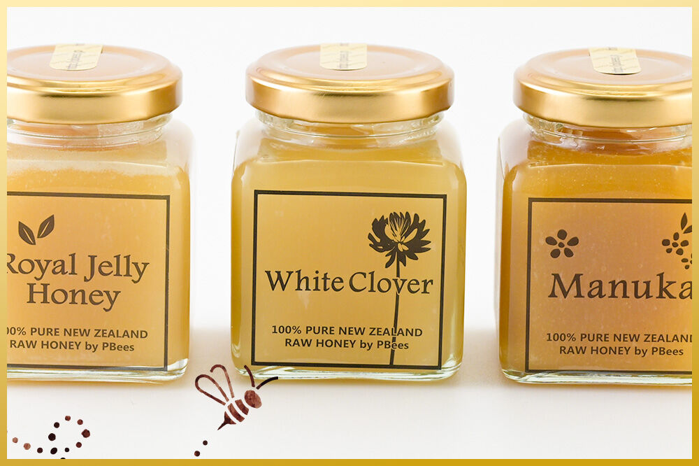 はちみつ 110g×3本セット（マヌカ／クローバー／ローヤルゼリー入り）詰め合わせ [はちみつ ハチミツ 蜂蜜 マヌカ クローバー ローヤルゼリー]
