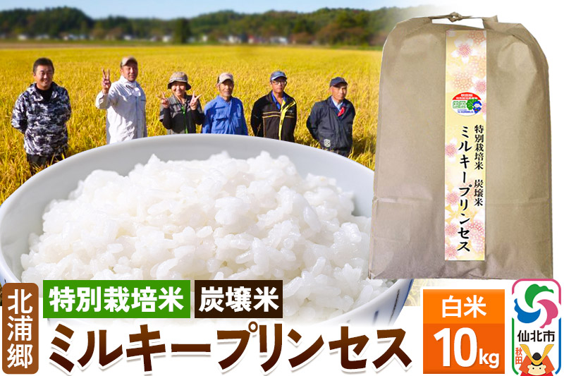 【特別栽培米 炭壌米 ミルキープリンセス】令和6年産 新米 先行受付 白米 10kg