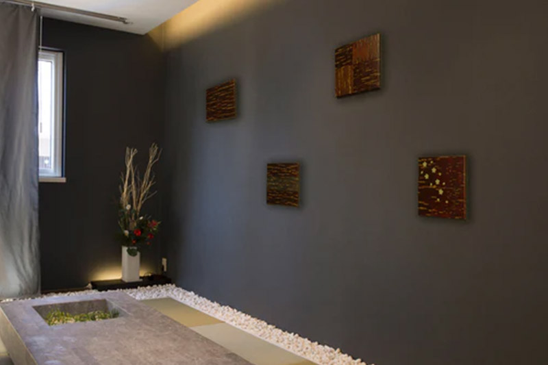 角館樺細工《あゆわら》桜皮細工（かばざいく）市松