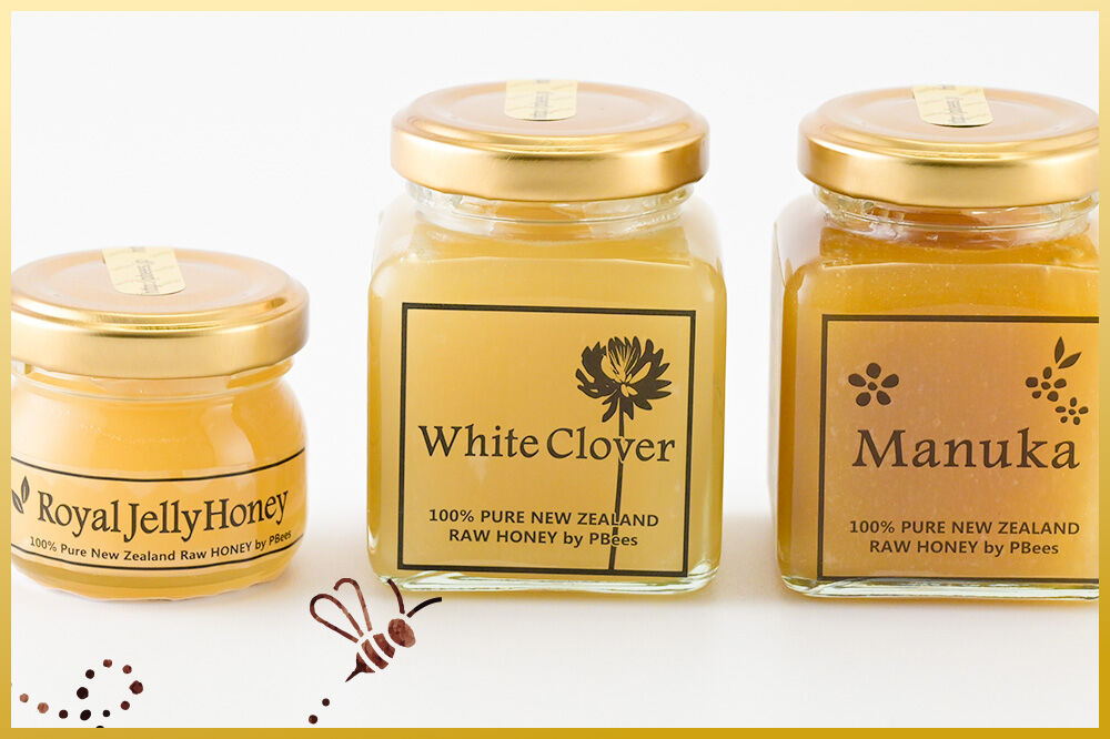 はちみつセット（マヌカ／クローバー110g×各1個、ローヤルゼリー入り35g×1個） 詰め合わせ [はちみつ ハチミツ 蜂蜜 マヌカ クローバー]