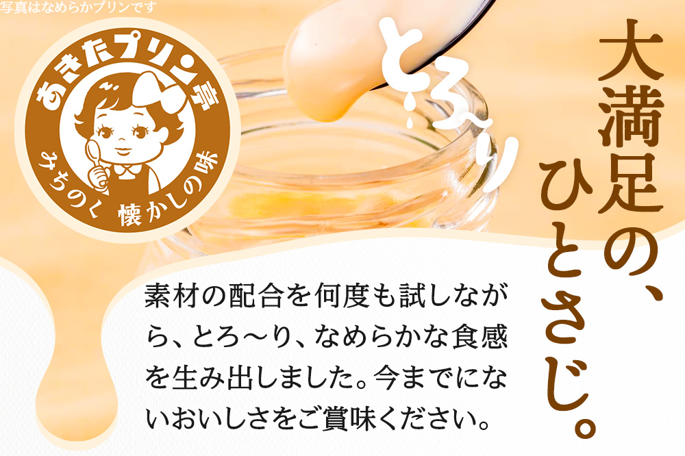 あきたプリン亭 食べ比べ！なめらか＆武家屋敷プリンセット 各6個 計12個入り